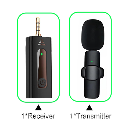 K-35 Wireless Collar Microphone – Perfect for Vlogging